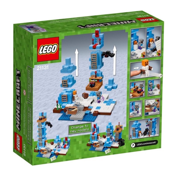 LEGO MINECRAFT The Ice Spikes Lego Kit! 454 Pieces | For Ages 8+ - Picture 4 of 11